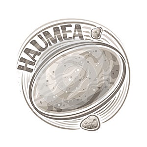 Vector logo for Dwarf Planet Haumea