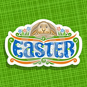 Vector logo for Easter holiday