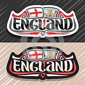Vector logo for England