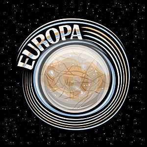 Vector logo for Europa Moon
