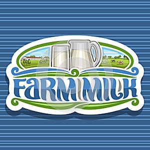 Vector logo for Farm Milk