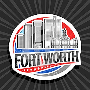 Vector logo for Fort Worth