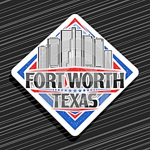 Vector logo for Fort Worth