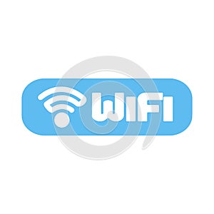 Vector logo of free Wi-Fi, service and settings