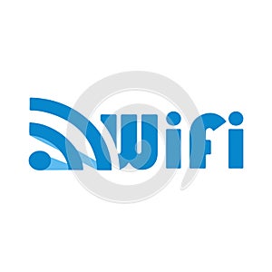 Vector logo of free Wi-Fi, service and settings