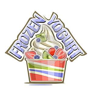 Vector logo for Frozen Yogurt