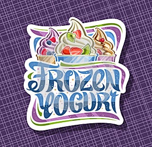 Vector logo for Frozen Yogurt