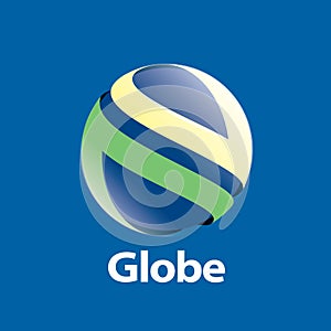 Vector logo globe