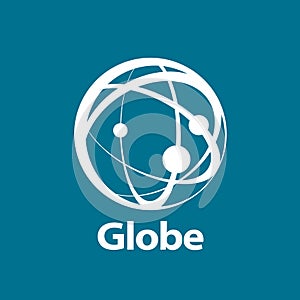 Vector logo globe