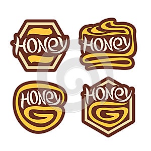 Vector logo Honey