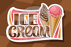 Vector logo for Ice Cream