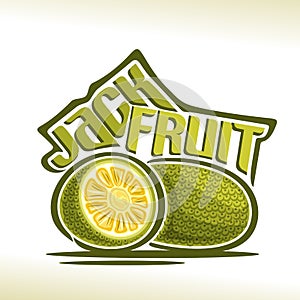 Vector logo Jackfruit Fruit