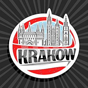Vector logo for Krakow
