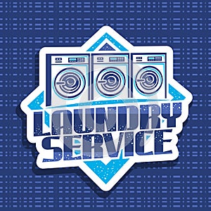 Vector logo for Laundry Service