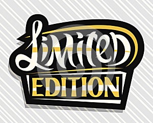 Vector logo for Limited Edition Product
