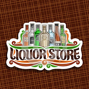 Vector logo for Liquor Store photo