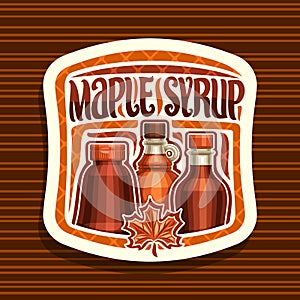 Vector logo for Maple Syrup