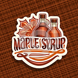 Vector logo for Maple Syrup