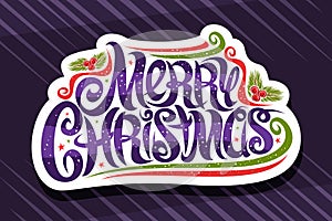 Vector logo for Merry Christmas