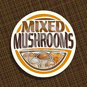 Vector logo for Mushrooms