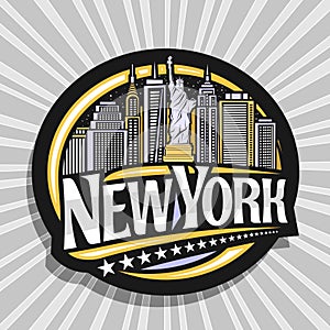 Vector logo for New York City