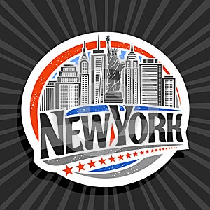 Vector logo for New York City
