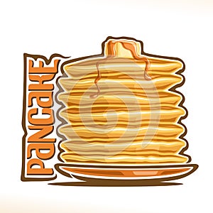 Vector logo for Pancake photo