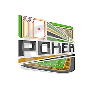 Vector logo for Poker gamble