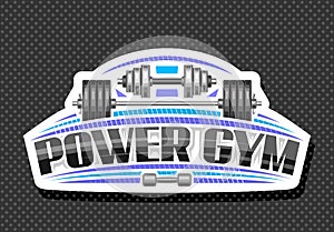 Vector logo for Power Gym