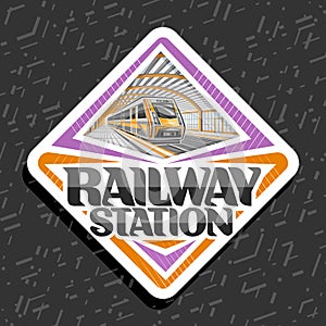 Vector logo for Railway Station