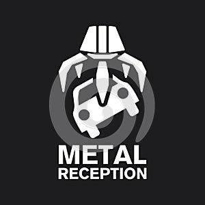 Vector logo reception and utilization scrap metal