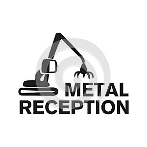 Vector logo reception and utilization scrap metal