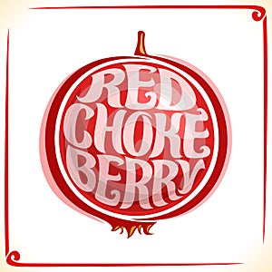 Vector logo for Red Chokeberry