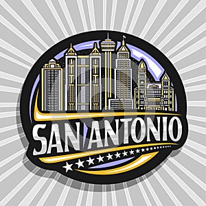 Vector logo for San Antonio