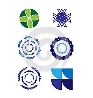 Vector logo set