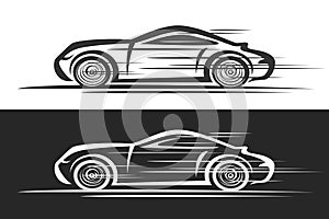 Vector logo for Sports Car
