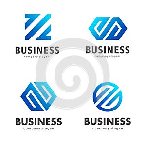 Vector logo template for business