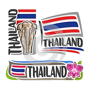 Vector logo Thailand