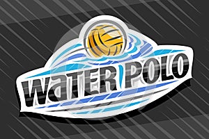Vector logo for Water Polo Sport