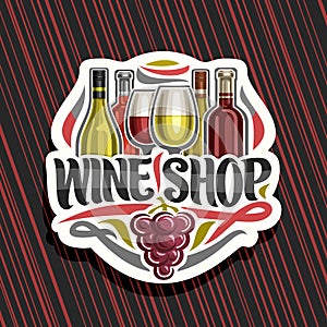 Vector logo for Wine Shop