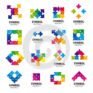 Vector logos of abstract modules