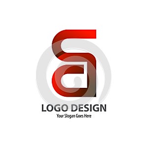 Vector logotext design, simple and creative, ready to use.