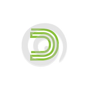 vector logotype Premium letter D logo with modern design. Elegant corporate identity.vector illustration and logo inspirati