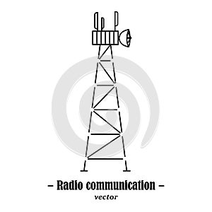 Vector logotype for radio communication
