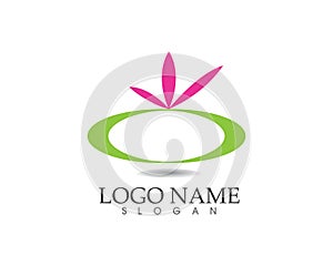 Vector - Lotus Flower Sign for Wellness, Spa and Yoga. Vector Il