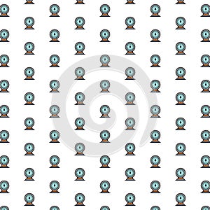 Vector low fuel, oil station pump pattern with various icons.