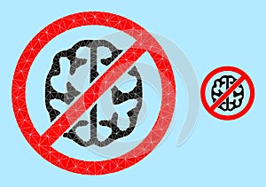 Vector Lowpoly Brainless Icon photo