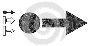 Vector Lowpoly Pull Right Icon and Bonus Icons