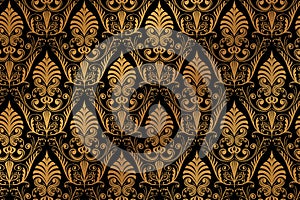 Vector luxury baroque pattern