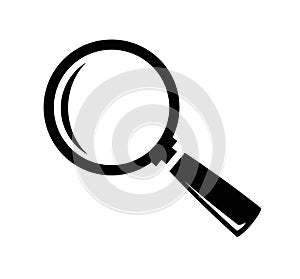 Vector magnifying glass